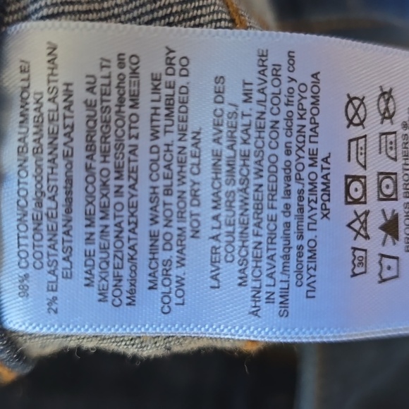 NWOT, Brooks Brothers, Straight Leg Dark Wash Jeans, Women's 10 - Picture 15 of 15